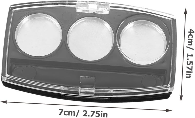 10pcs Empty Refillable Eyeshadow Case Transparent Blush Box for Compact and Convenient for Pocket Purse and Stylish Design - Image 2