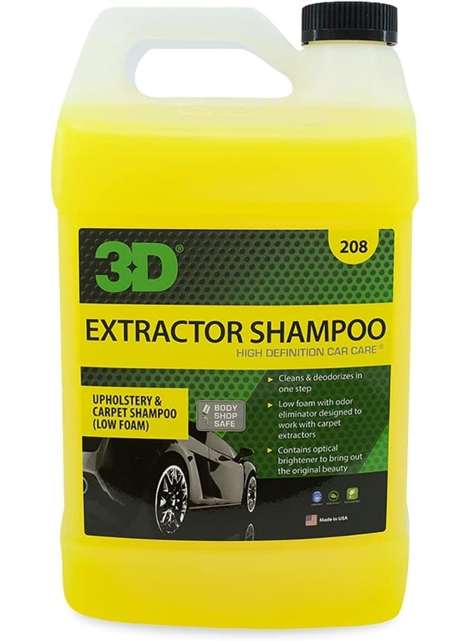3D Extractor Shampoo Upholstery Cleaner - 1 Gallon | No Residue - Image 1