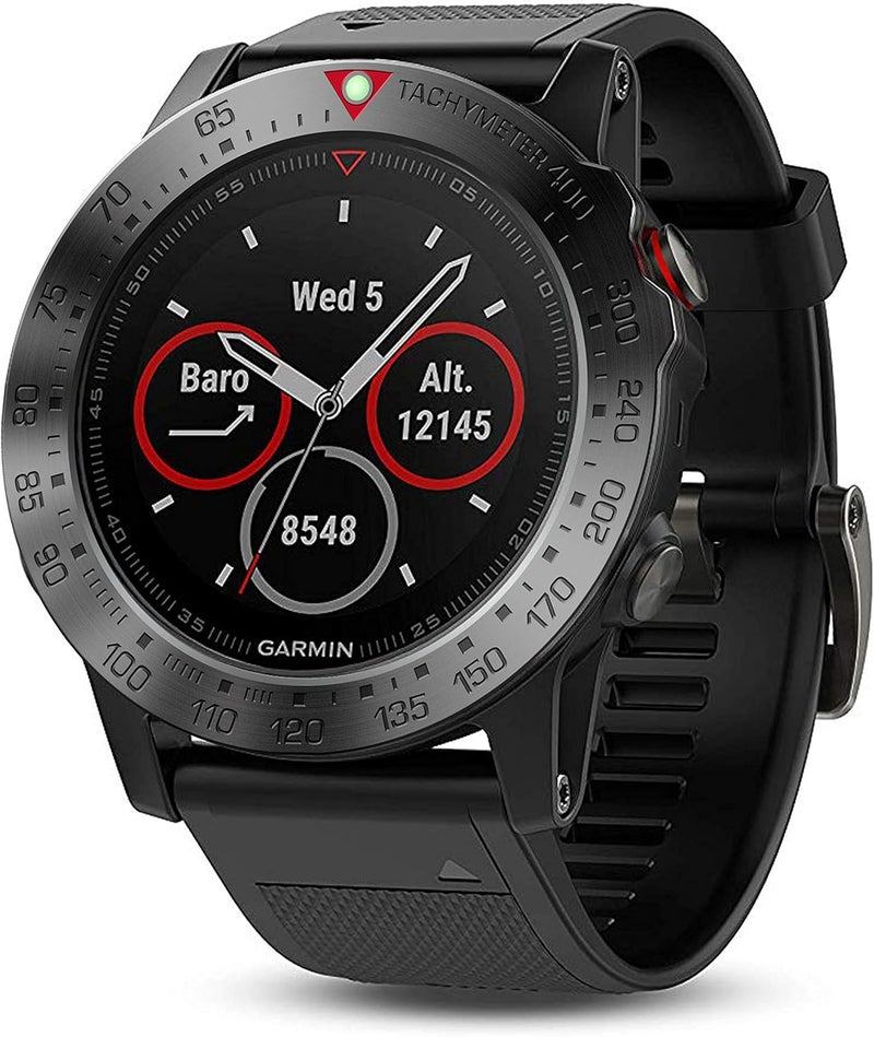 BaiHui Stainless Steel Bezel Ring Compatiable with Garmin Fenix 5X Watch Bezel Ring Adhesive Cover Anti Scratch & Collision Protector for Garmin Watch Accessory (Black - Not Fit Fenix 5 / 5X Plus) - Image 2