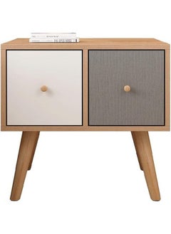 Leileixiao Nordic Bedside Table Single Single And Double Pump Side Cabinet LockerLocker 2 Drawers