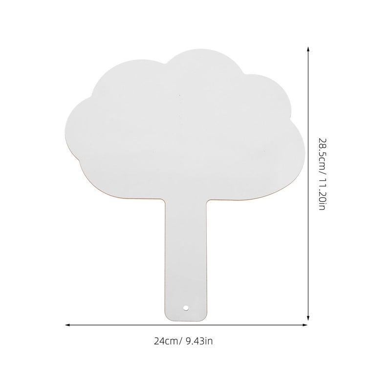Double Sided Dry Erase Whiteboard Paddles With Markers For Classroom Student Learning - Image 3