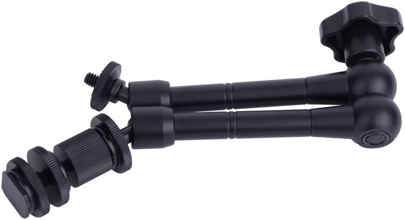 klarako Desktop Dolly Car Mobile Slider Rail Skater / 11" Articulating Adjustable Friction Magic Arm Used for Camera DSLR Photography Shot Video Recording, Multiple Accessories Provide (Magic Arm) - Image 5