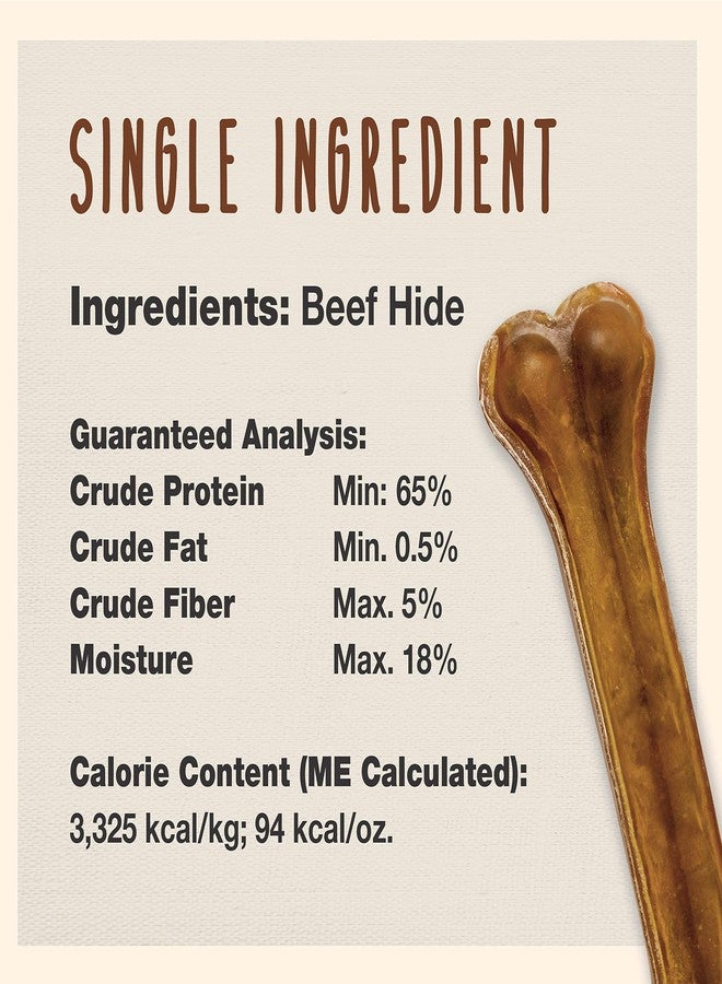 Cadet Premium Grade Pressed Beef Hide Bones 10 Inch, 1 Pack - Image 4