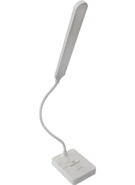 AXK Ack Rechargeable Touch Dimmable White Body LED Table Lamp  - Image 1
