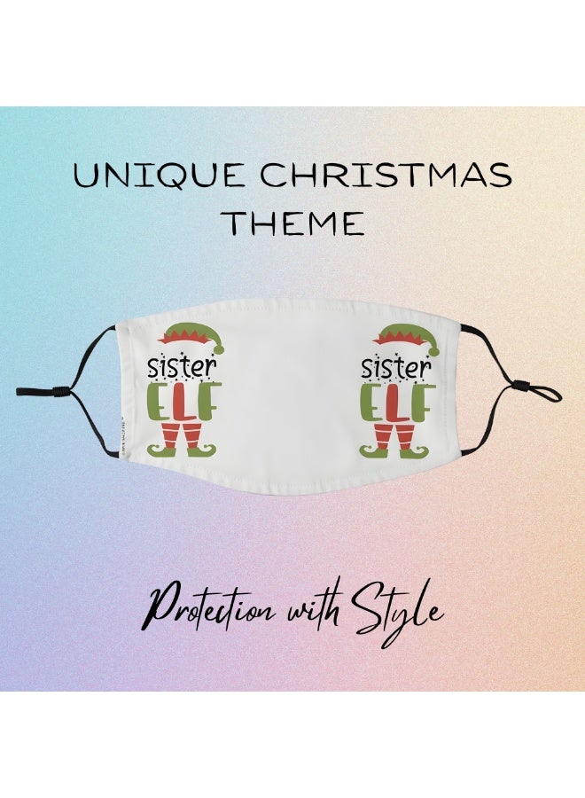 PRINTSHOP4ME Christmas Adult Face Protection Novelty Mask,Washable And Adjustable For Men Women And Youth - Image 4