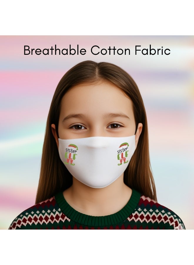 PRINTSHOP4ME Christmas Adult Face Protection Novelty Mask,Washable And Adjustable For Men Women And Youth - Image 3