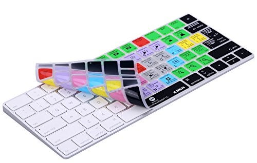 XSKN Magic Keyboard After Effects Shortcut Keyboard Cover, Durable AE Hotkeys Silicone Keyboard Skin for Apple Magic Keyboard MLA22LL/A MLA22B/A A1644 US EU Both - Image 5