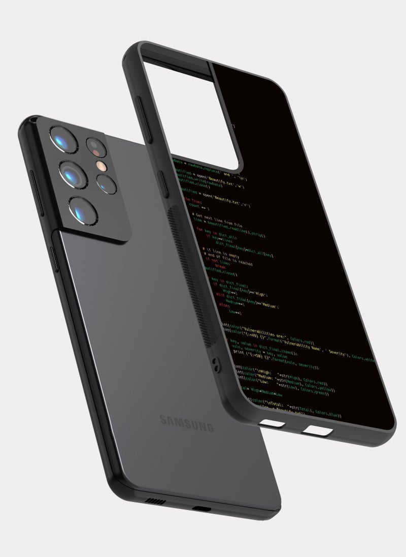 PXLAAT Samsung Galaxy S21 Ultra case cover Gamer Hacker - Image 2