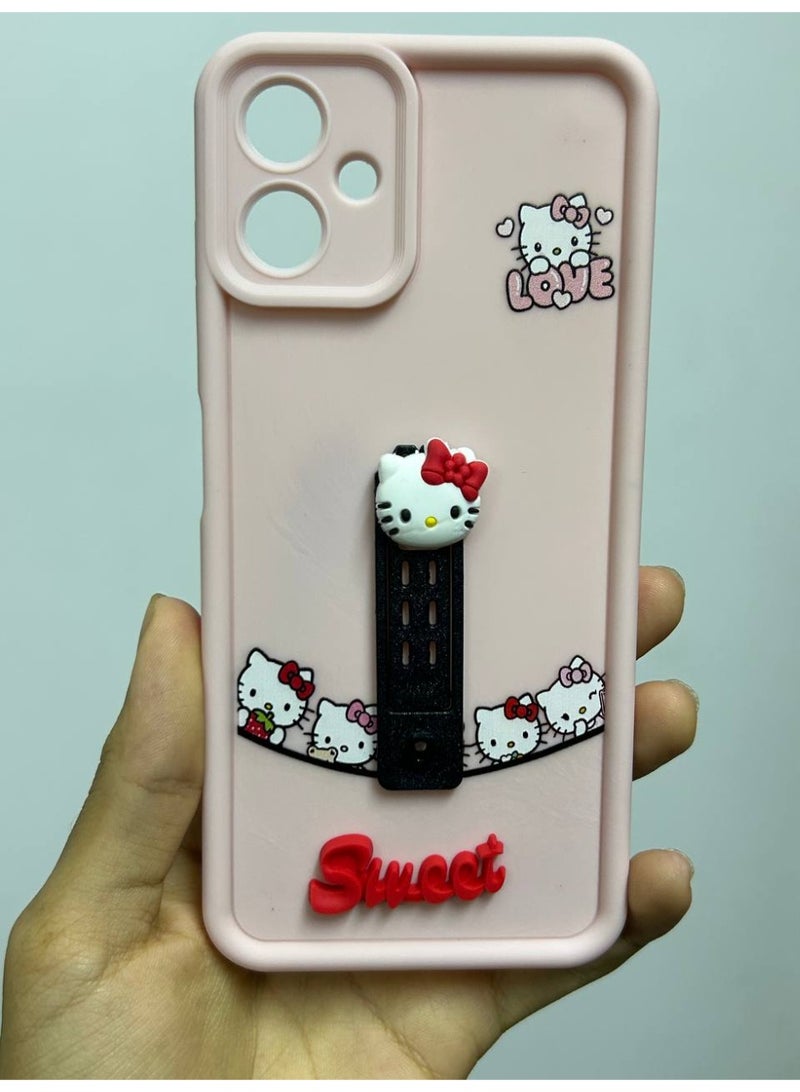 New cartoon design back cover with the word "Sweet" on it, compatible with Samsung A06 phone. - Image 1