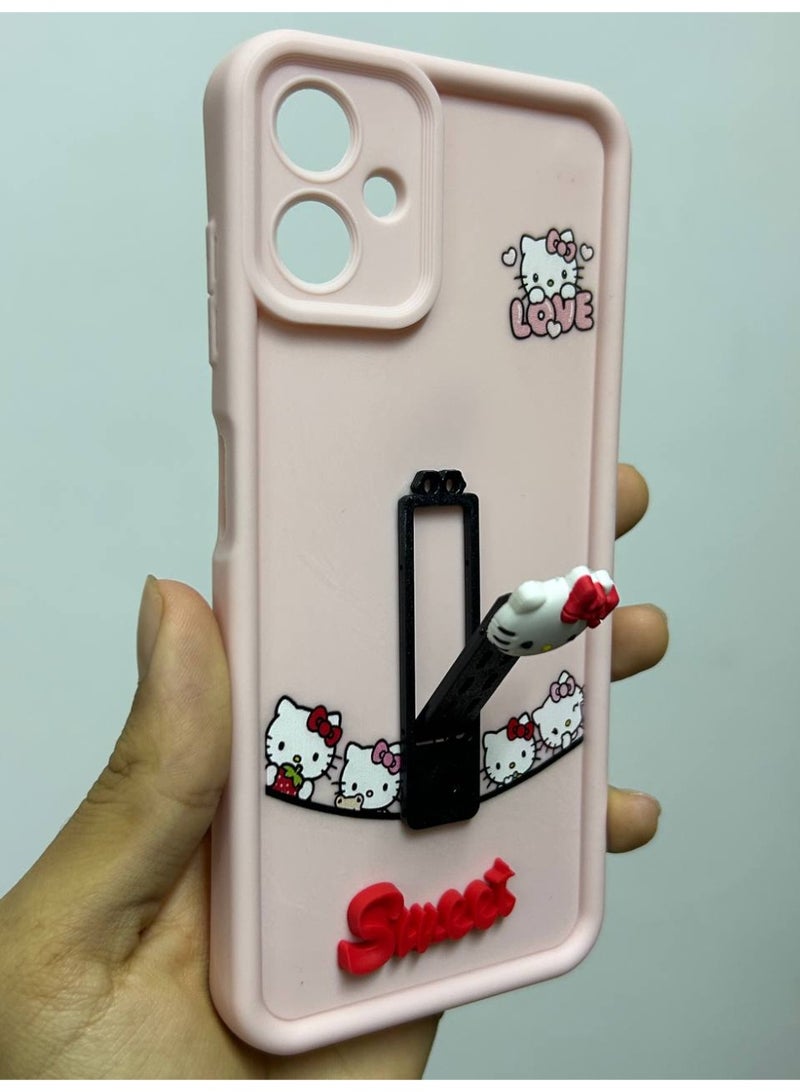 New cartoon design back cover with the word "Sweet" on it, compatible with Samsung A06 phone. - Image 2