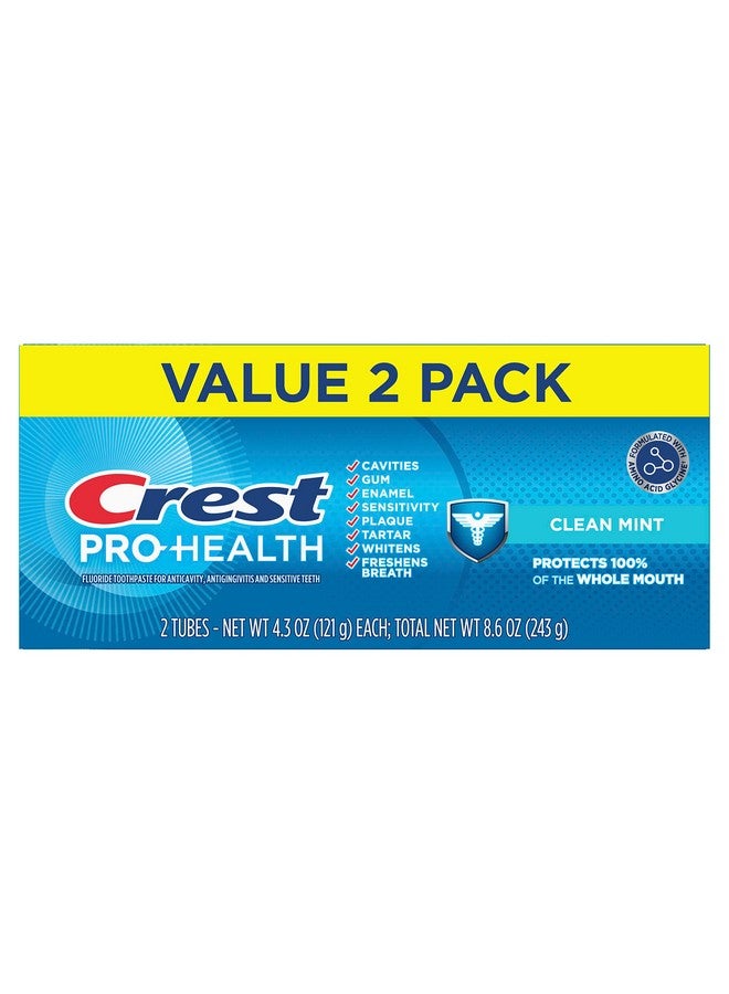 كرست معجون أسنان كريست برو هيلث بنكهة النعناع المنعش (4.3 أونصة) عبوة مزدوجة - Image 2