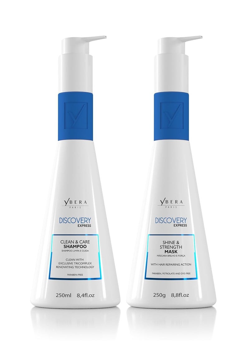Ybera Paris Discovery Home Care Express | Restores the DNA of Hair Fiber | Regenerate Hair Treatment with UV Protection  - Image 1