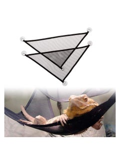 2pcs Hammock Bed Pillow Sleeping Bag, Breathable Mesh Geckos Hammock Reptile Hammock, Suitable for Lguanas, Axolotls, Anoles, Geckos, Snakes, Chameleon