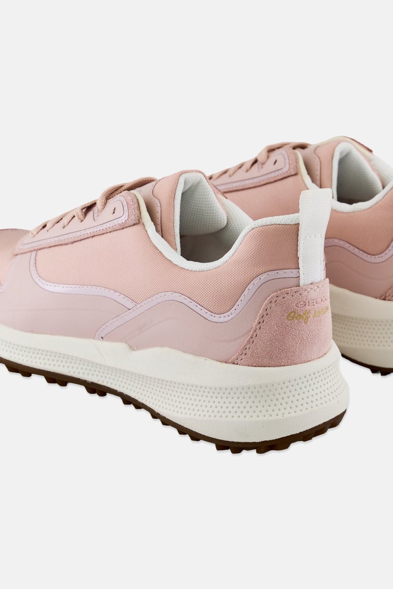 GEOX Women D Pgix A Lace Up Casual Shoes, Pink - Image 2