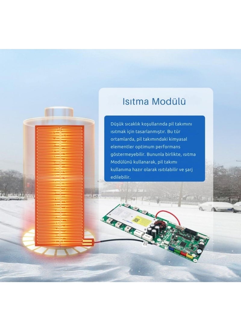 TDT - Bms Smart 13S-16S 48V 200A Lifepo4 Ess with LCD Screen - Image 1