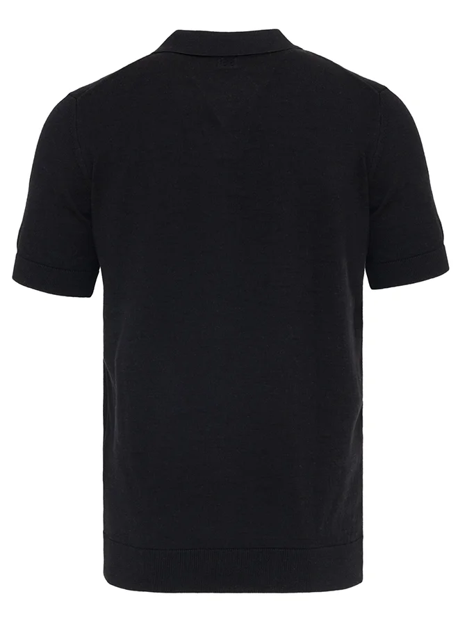 FELIX HARDY Black-Bordeaux Men's 100% Cotton Polo Shirt Short Sleeve Pack of 2 for Men | Best Price UAE