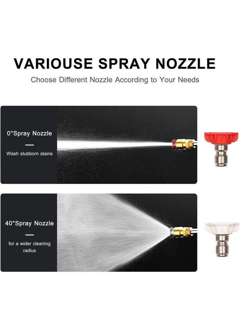 24V Cordless Portable Washer Electric High Pressure Cleaner Machine 30Bar Lithium Battery Handheld Car Cleaning Device With Foam Generator Nozzle Water Pump - Image 2