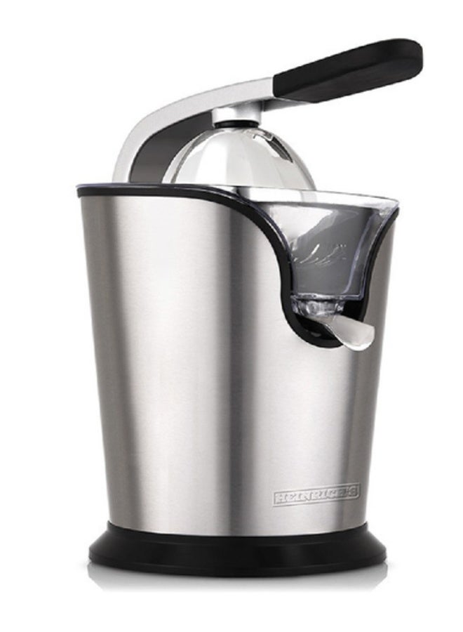 Heinrich's HZP 8693 Electric Juicer 160W with Stainless Steel Press - Silver - Image 2