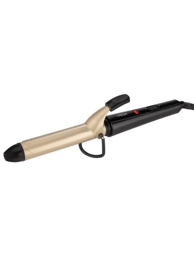 Vega Ease Curl 25 Mm Barrel Hair Curler For Women With Ceramic Coated Plates, Safety Stand, Cool Tip, Fast Heatup, Hair Curling, Hair Styling For Women, (Vhch-02)  - Image 1