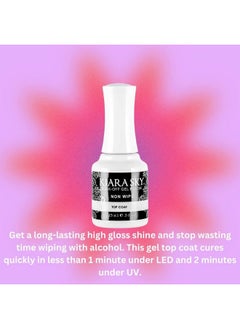 KIARA SKY Professional Nails Led Uv Soak Off Gel Polish Non Wipe Top Coat  - Image 3