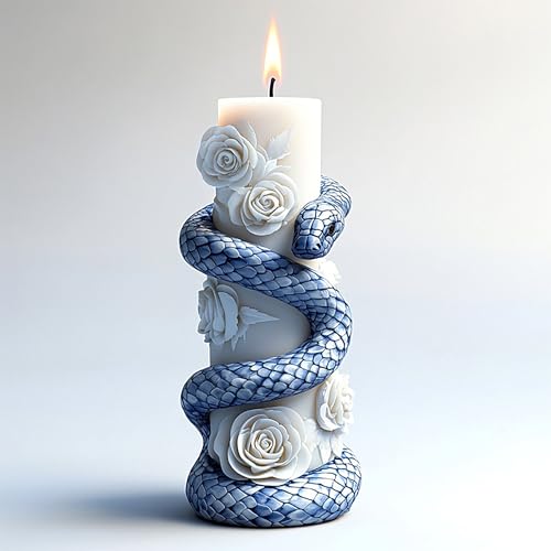 EVERELAM Snake Candle Mold - Animal & Bear Resin Casting Molds, Silicone Clay Jewelry Molds, Candle Making Craft Supplies - Image 3