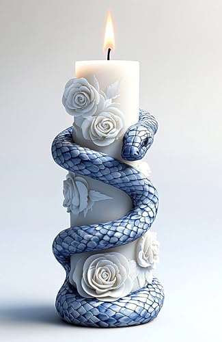 EVERELAM Snake Candle Mold - Animal & Bear Resin Casting Molds, Silicone Clay Jewelry Molds, Candle Making Craft Supplies - Image 4