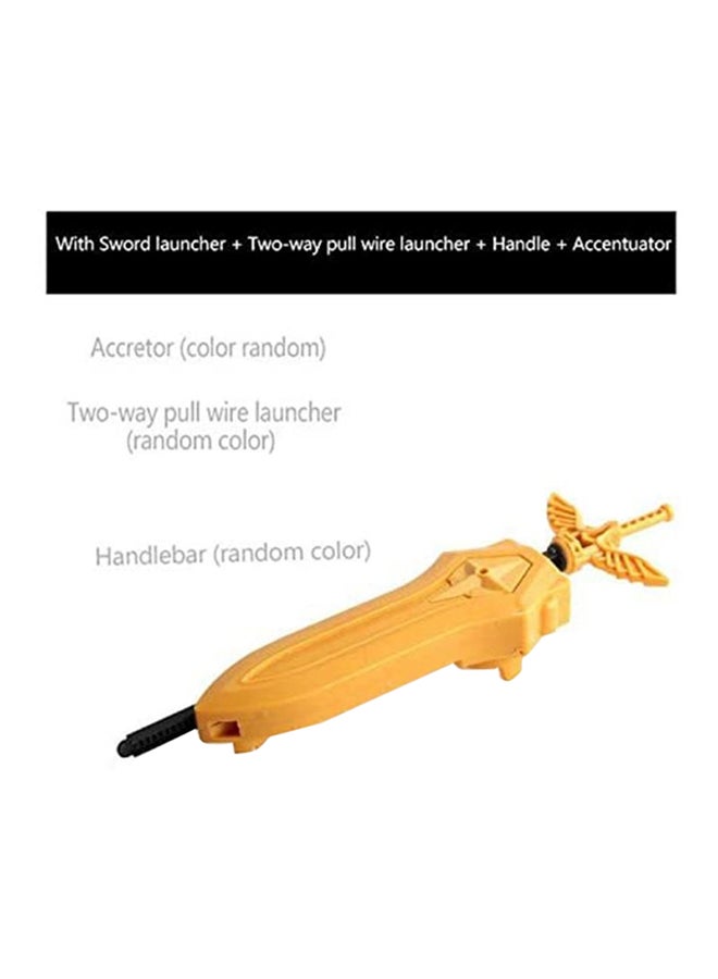 Beyblade Gold Burst Set Spinning With Grip Launcher Portable Box Case Gift 27.8 x 18.2 x 15.4cm - Image 4