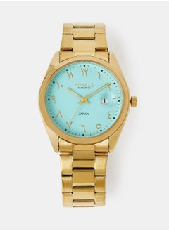 Royale Mega Round Shape Analog Wrist Watch RE229/1 - 40mm - Gold  - Image 1