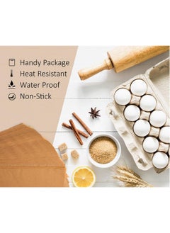Comfylife Comfylife 200 x Parchment Paper Sheets - No Curl, No Tear, No Burn Baking Paper (16 x 12 inch) - Precut Parchment Paper For Baking - No Chemical Unbleached Parchment Paper - Cookie Paper Baking Sheets  - Image 4