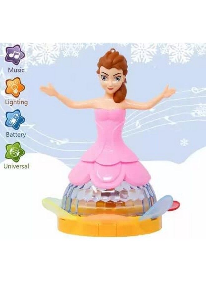 Goyal's Dream Princess Doll Musical Dancing Rotating Toy With Attractive Multi Color Flashing Lights Fro Kids - Image 3