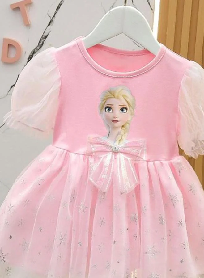 YUNIQEE Pink Tulle Party Dress