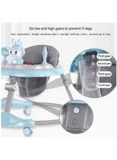 Generic Indoor Trampoline and SUPAAR foldable baby walker and baby jumper Multifunctional Electric Baby Jumper Walker Cradle Tropical Forest Indoor Baby Swing Rocking  - Image 4