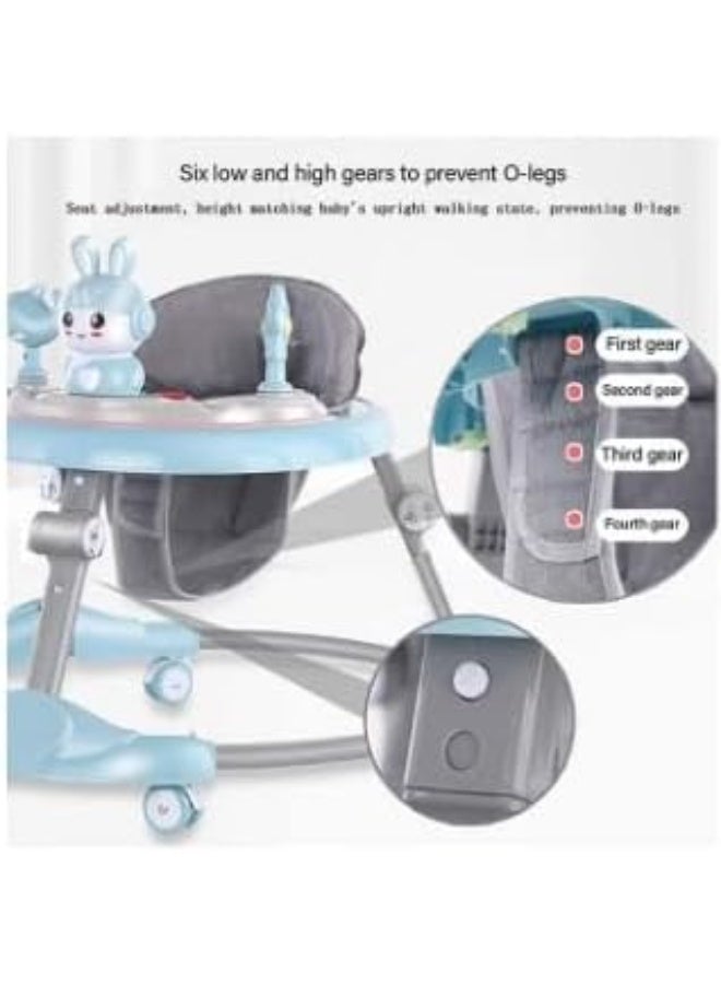 Indoor Trampoline and SUPAAR foldable baby walker and baby jumper Multifunctional Electric Baby Jumper Walker Cradle Tropical Forest Indoor Baby Swing Rocking - Image 4