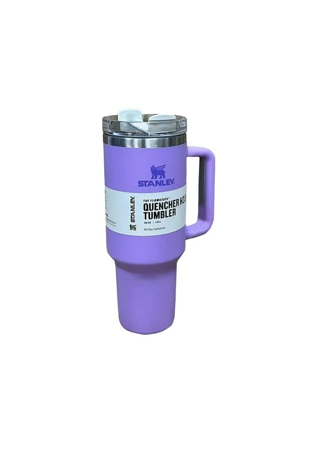 Stanley - H2.0 Flow State Stainless Steel Tumbler with Handle and Straw Lid Insulated Reusable Cup for Water, Coffee, Smoothies & More, Travel Mug, Cupholder Friendly 40 oz - Image 1