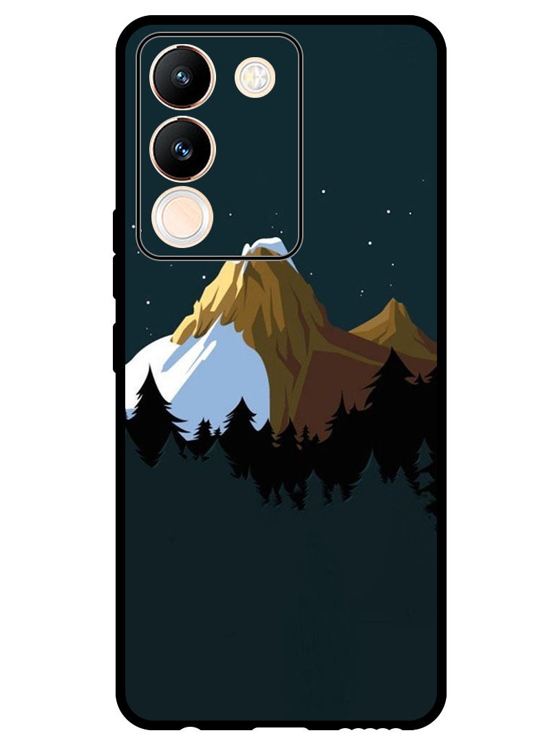 Theodor Protective Case Anti Scratch Shock Proof Bumper Cover For Vivo V29e Mountains - Image 1