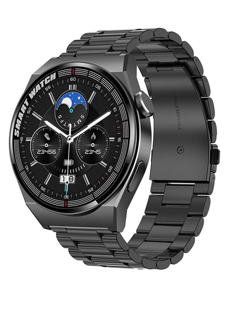 Zoom Plus Bluetooth Call Sports Fitness Tracker Heart Rate Monitor IP67 Waterproof Smartwatch For IOS Android Black - Image 1