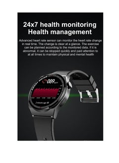 Zoom Plus Bluetooth Call Sports Fitness Tracker Heart Rate Monitor IP67 Waterproof Smartwatch For IOS Android Black  - Image 3