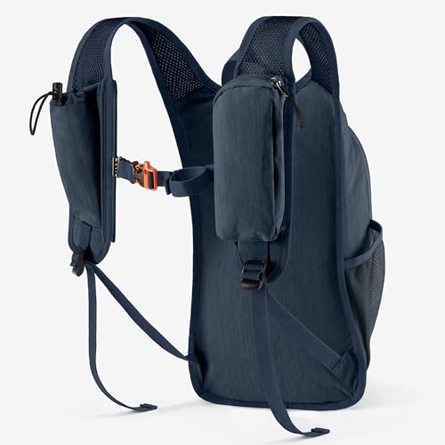 Uselike 10L Small Hiking Backpack Travel Daypack Lightweight Packable Back Pack for Women Men(Dark Navy) - Image 2