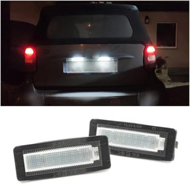 Wivplex 2Pcs ABS White License Plate Lights - Image 4
