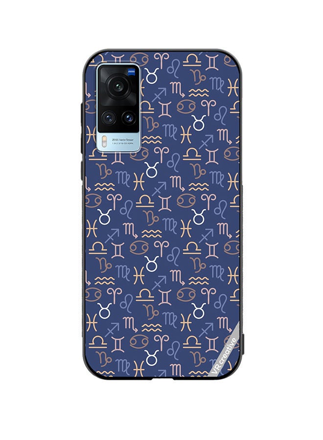 VR CREATIVE Protective Case Cover For Vivo X60 Pattern Zodiac Signs Design Multicolour - Image 1