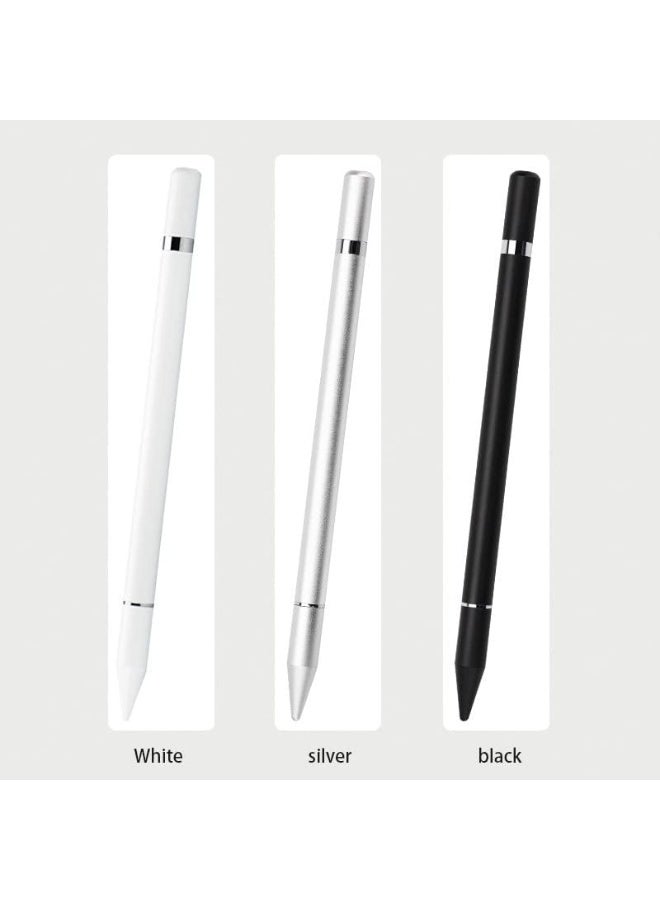 2-in-1 Universal Stylus Pen with Precision Disc Tip - High-Sensitivity Touch Pencil for Writing and Drawing on All Touchscreens - Image 2
