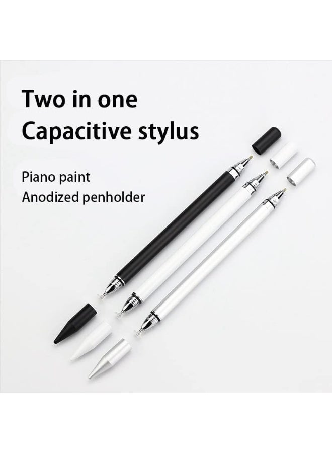 2-in-1 Universal Stylus Pen with Precision Disc Tip - High-Sensitivity Touch Pencil for Writing and Drawing on All Touchscreens - Image 3