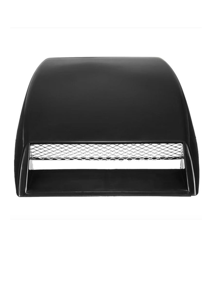 Generic Universal Decorative Bonnet Vent Sticker, Air Flow Intake Sticker, Black  - Image 2