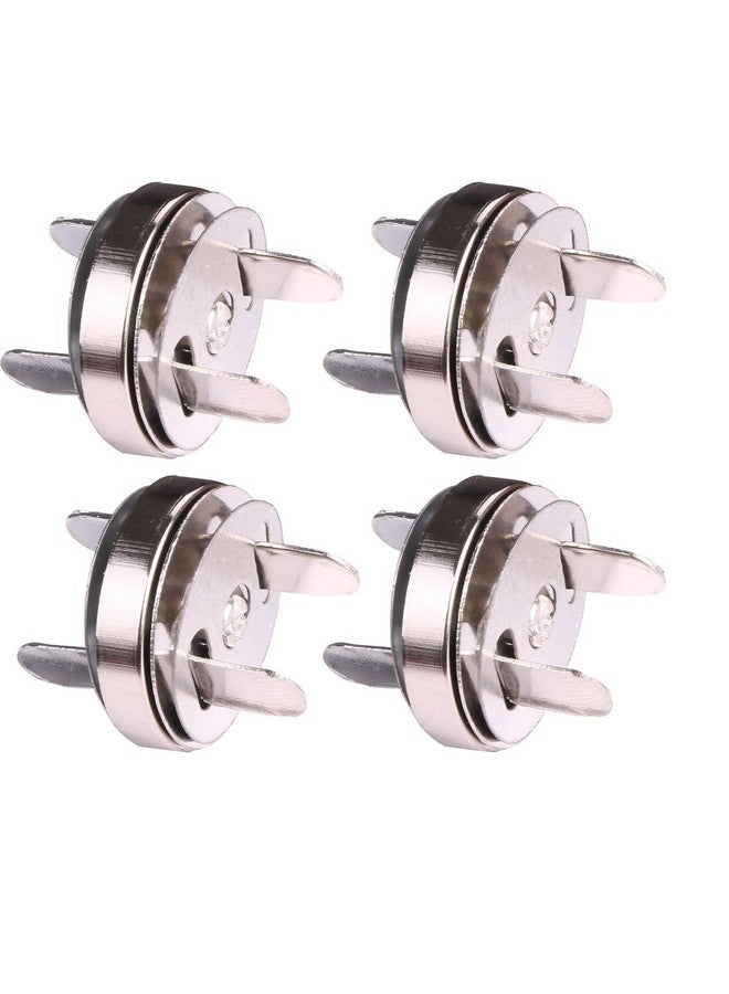 Mini Skater Silver Tone Magnetic Clasps Rivet Magnetic Buckle 14Mm/18Mmfor Sewingcraftbagclothingscrapbooking No Tools Required Choose Small Or Large 6Pack (18Mm Silvery) - Image 5