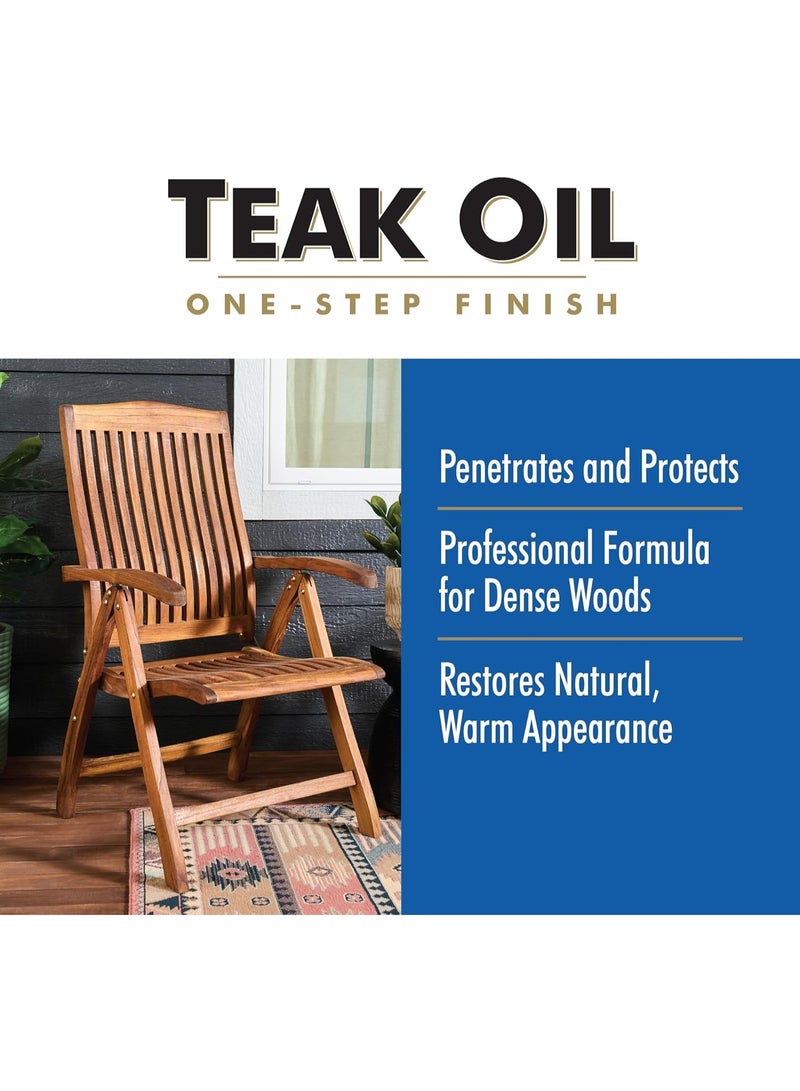 RUST-OLEUM Watco A67141 Teak Oil Finish 947ML Clear - Image 2