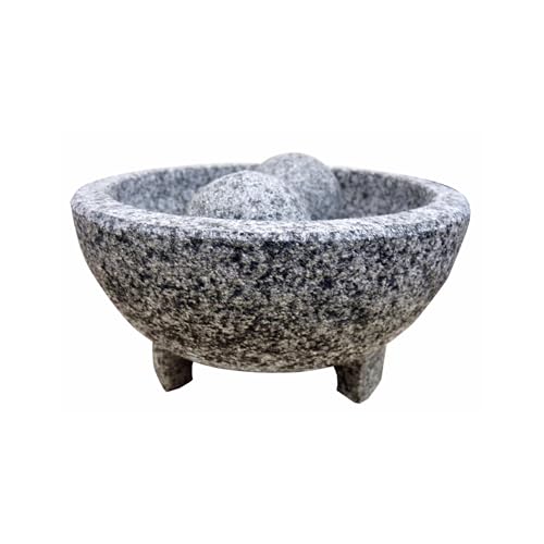 Imusa IMUSA USA Granite Molcajete Spice Grinder 6Inch Gray 