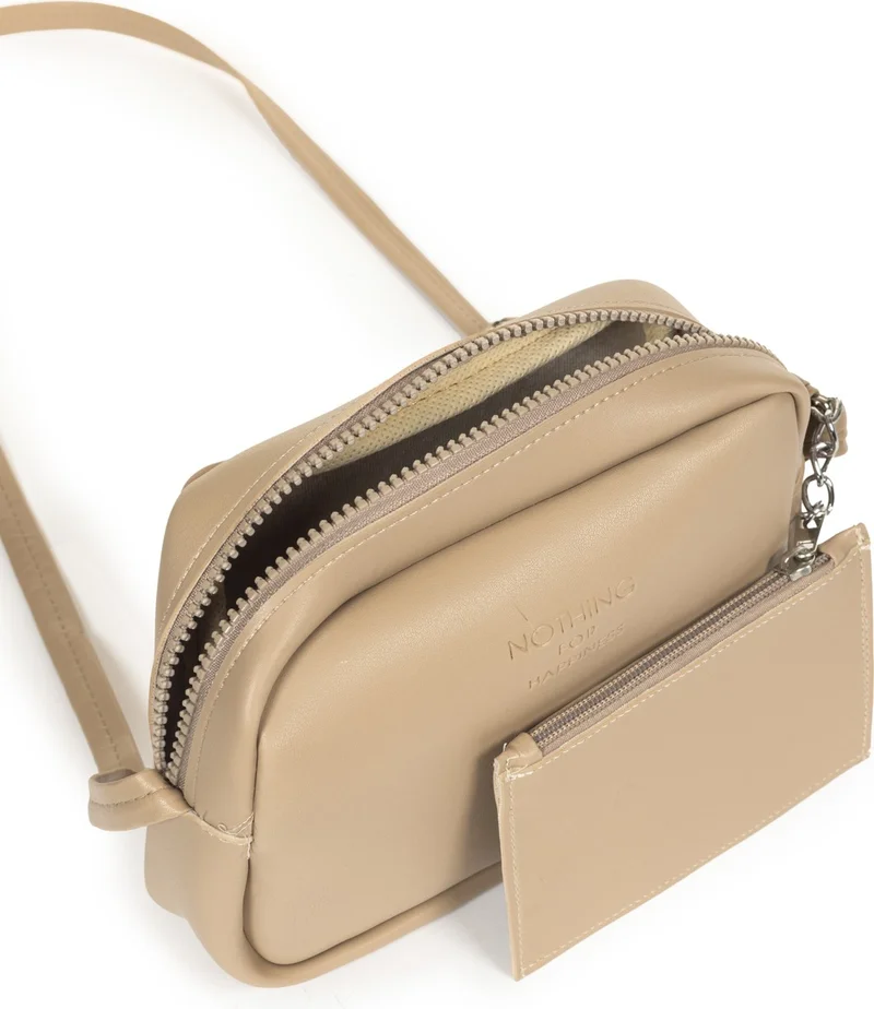 نوثينج Women's Wallet Mini Urban Crossbody Zippered Adjustable Strap Model Handbag and Shoulder Bag