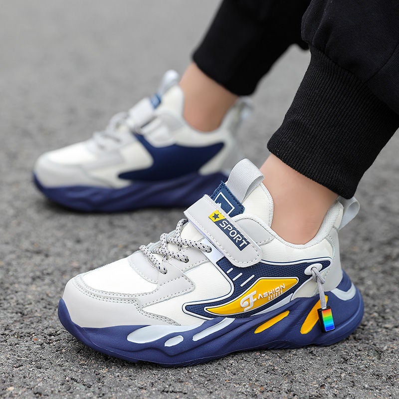Mesh Sneakers Lightweight Flexible Sole Walking Shoes For Kids Indoor And Outdoor Activities - Image 1