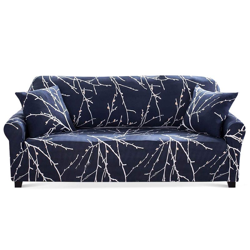 Lamberia Printed Sofa Cover Stretch Couch Cover Sofa Slipcovers for Couches and Loveseats with Two Free Pillow Case Tree Branch Loveseat
