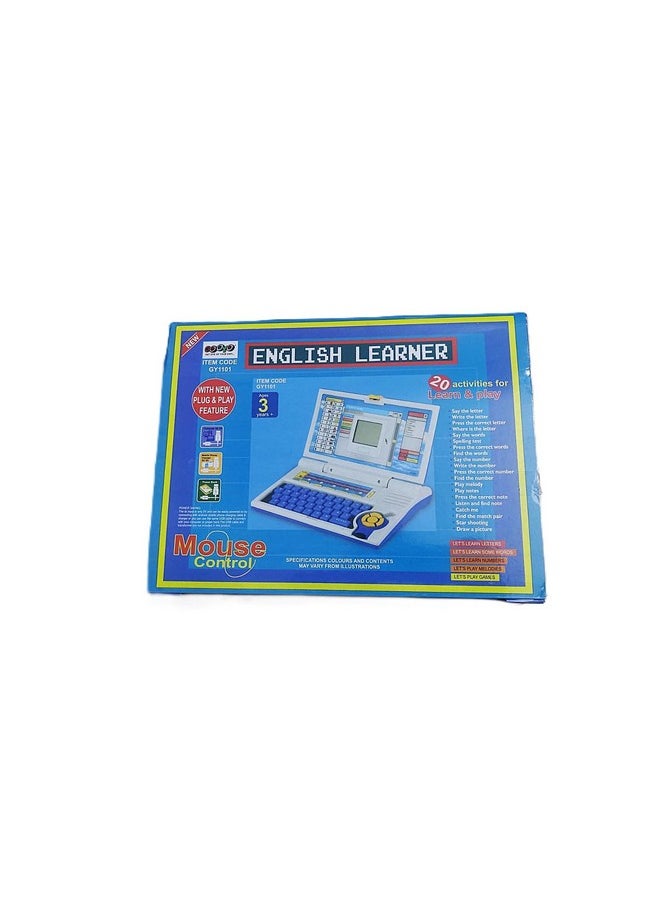 Gooyo Gooyo English Learner Laptop with Mouse Control for Kids, Learn & Play  - Image 1